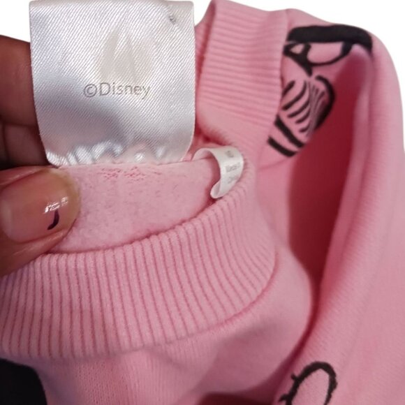 Disney 100 Pink Mickey Mouse Sweatshirt Pink/blk/redMedium - Picture 5 of 12